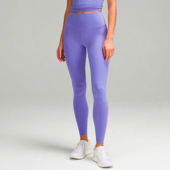 Lululemon Wunder Train High Rise Tights Athletic Leggings Dark Lavender 14 NWT